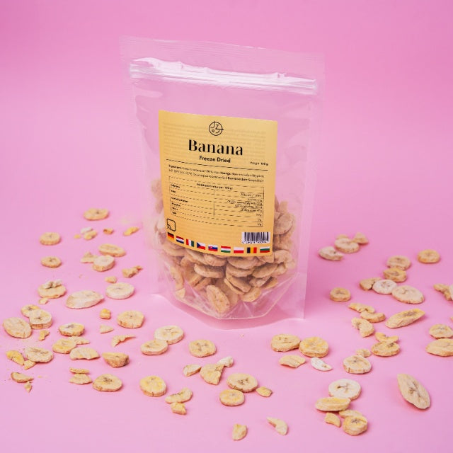 Gevriesdroogde banaan 🍌 (verpakking van 100 g)