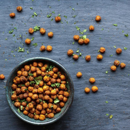 Gebakken kikkererwt met chili