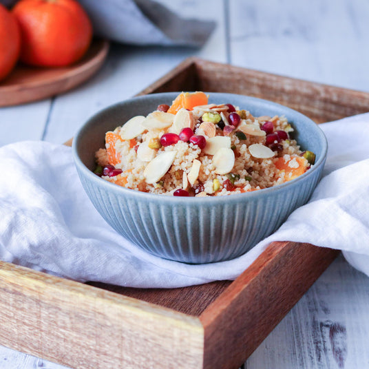 Honing couscous met mandarijnen