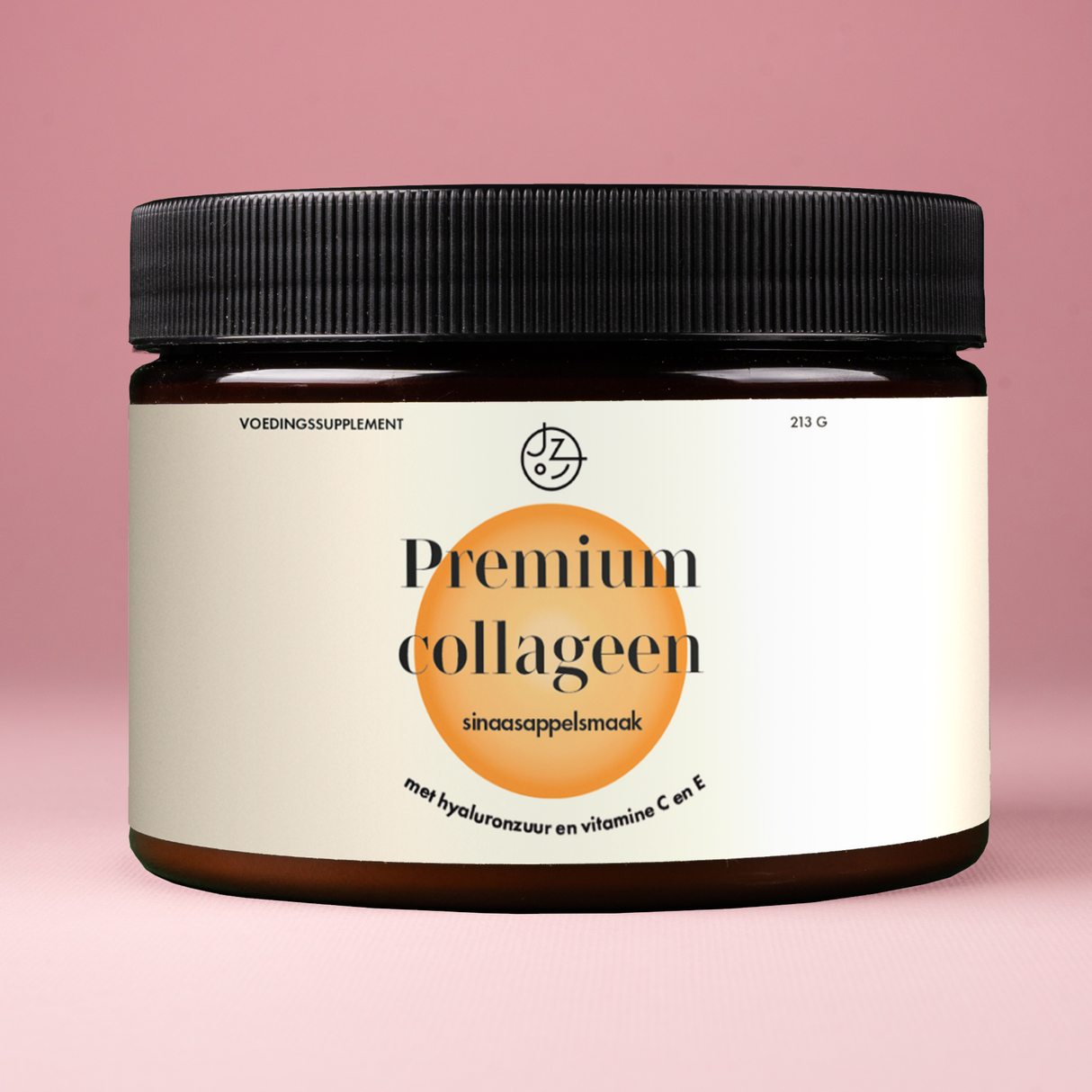 Premium collageen met hyaluronzuur en vitaminen C en E (sinaasappelsmaak)