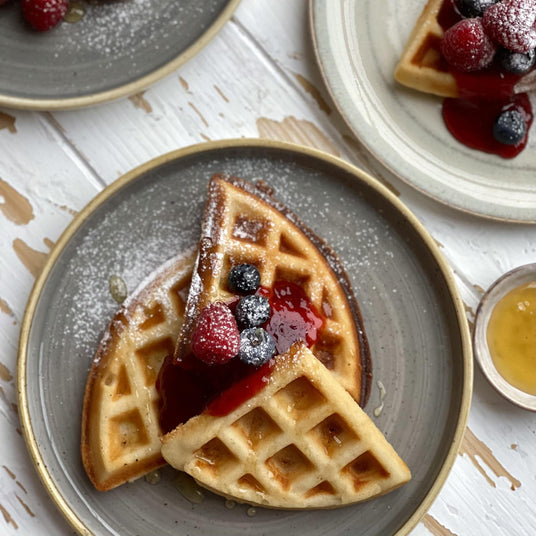 Wafels met rijstmeel