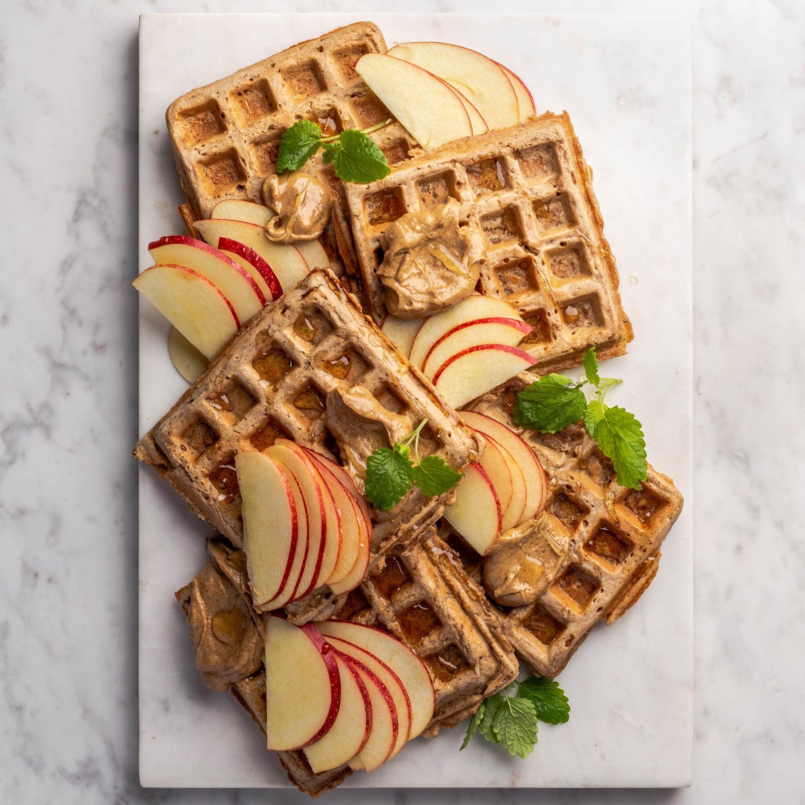 Appelwafels met kaneel