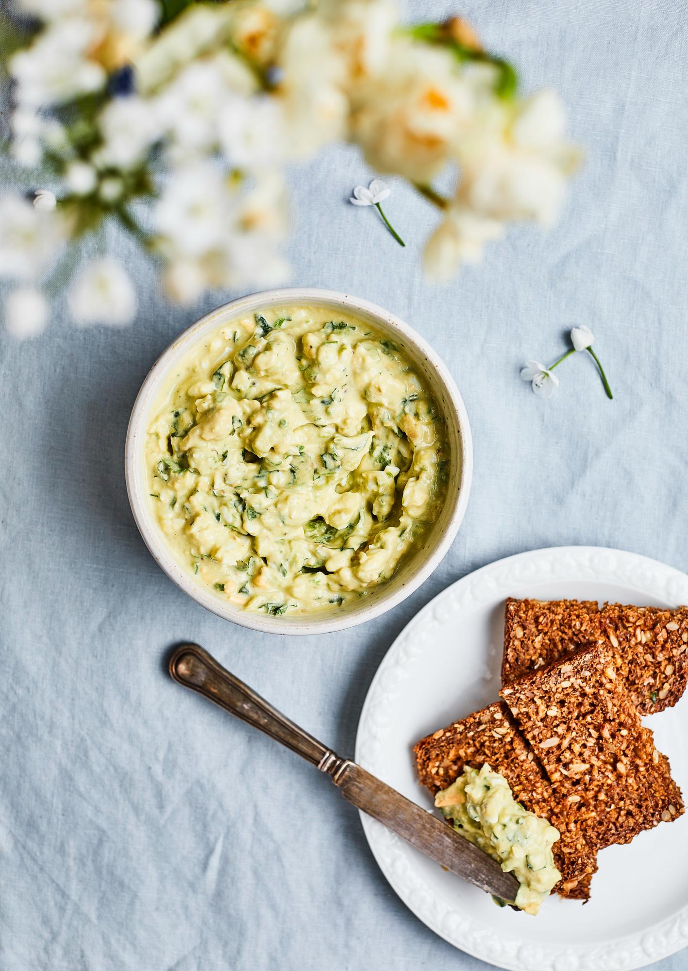 Avocadospread met eieren