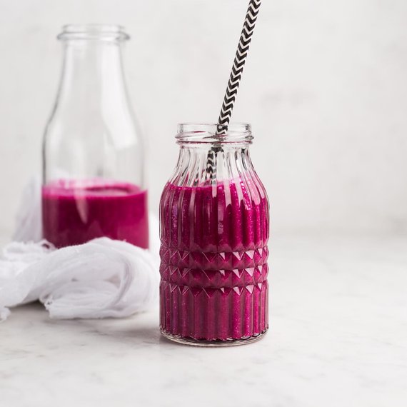 Banaan smoothie met rode biet