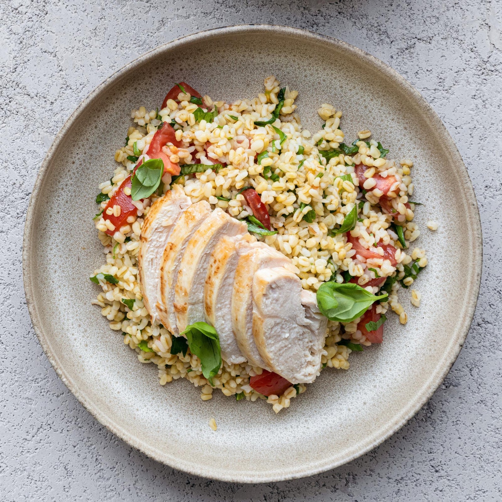 Bulgursalade met kipfilet