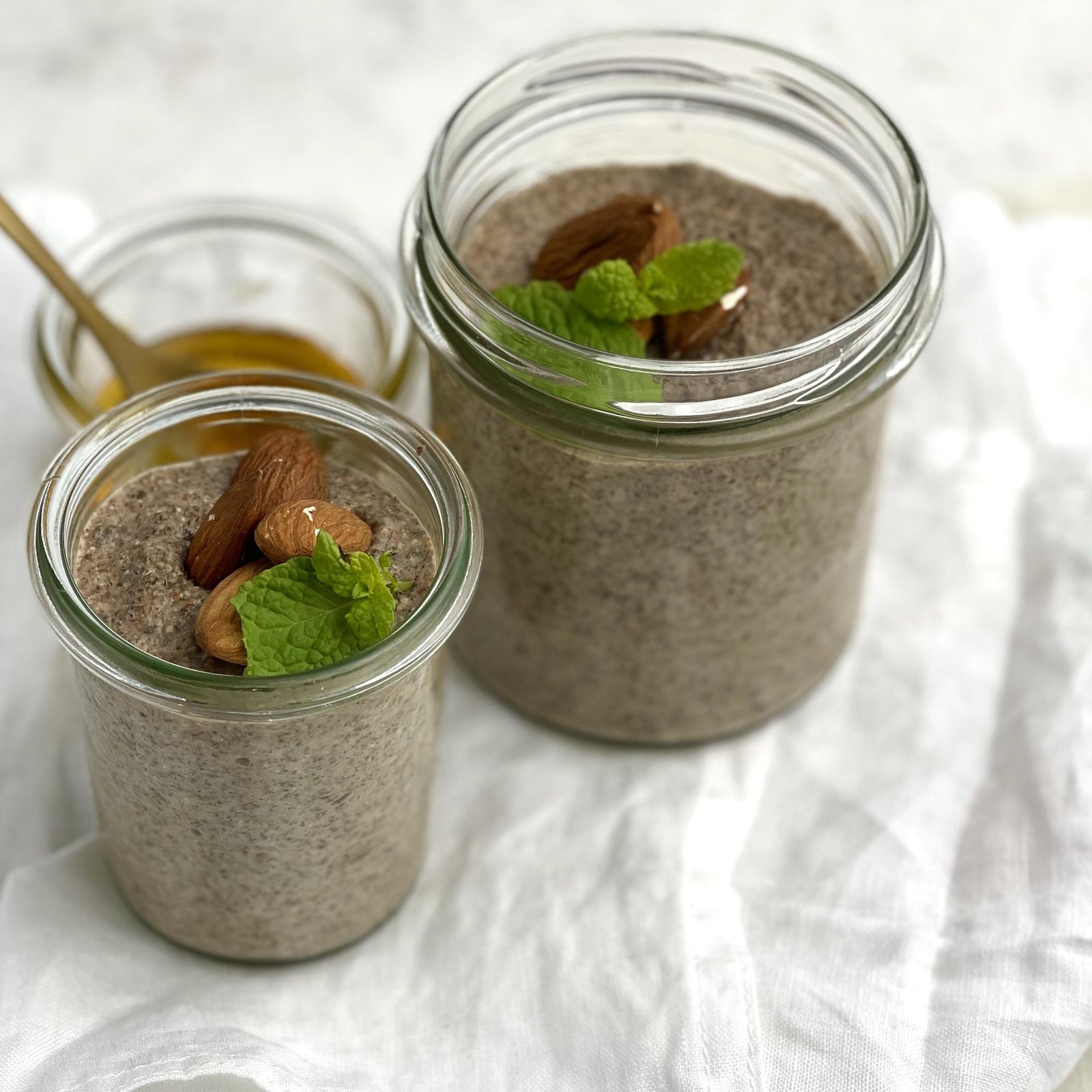 Chia-snack met amandelen