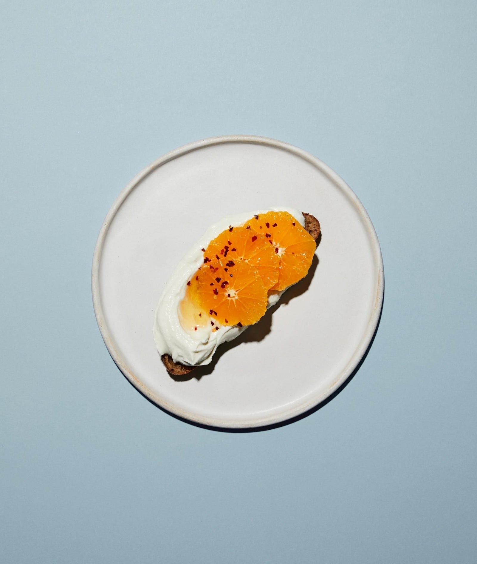 Brood met ricotta, sinaasappel en kardemom