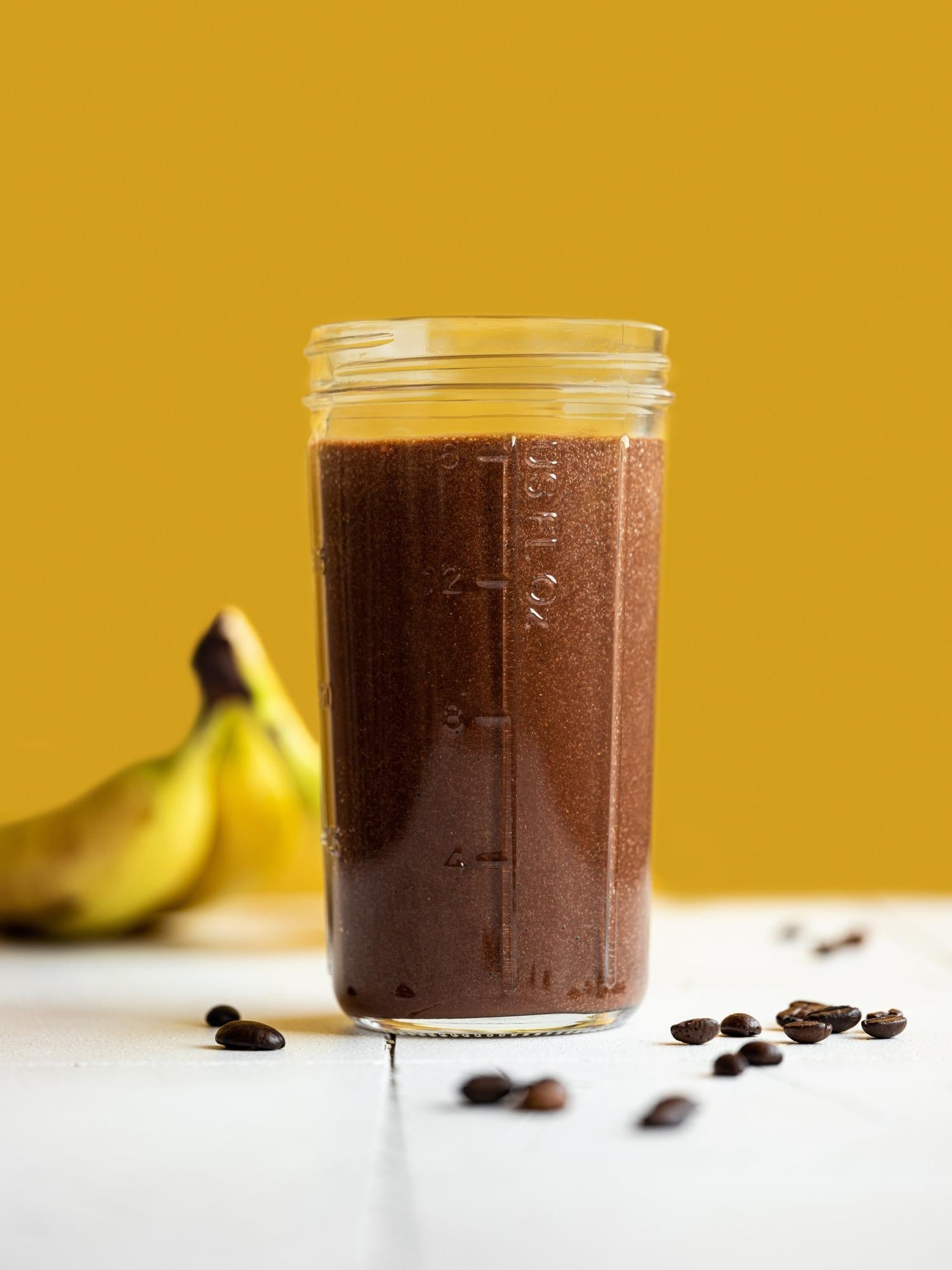 Chocolade-smoothie met koffie