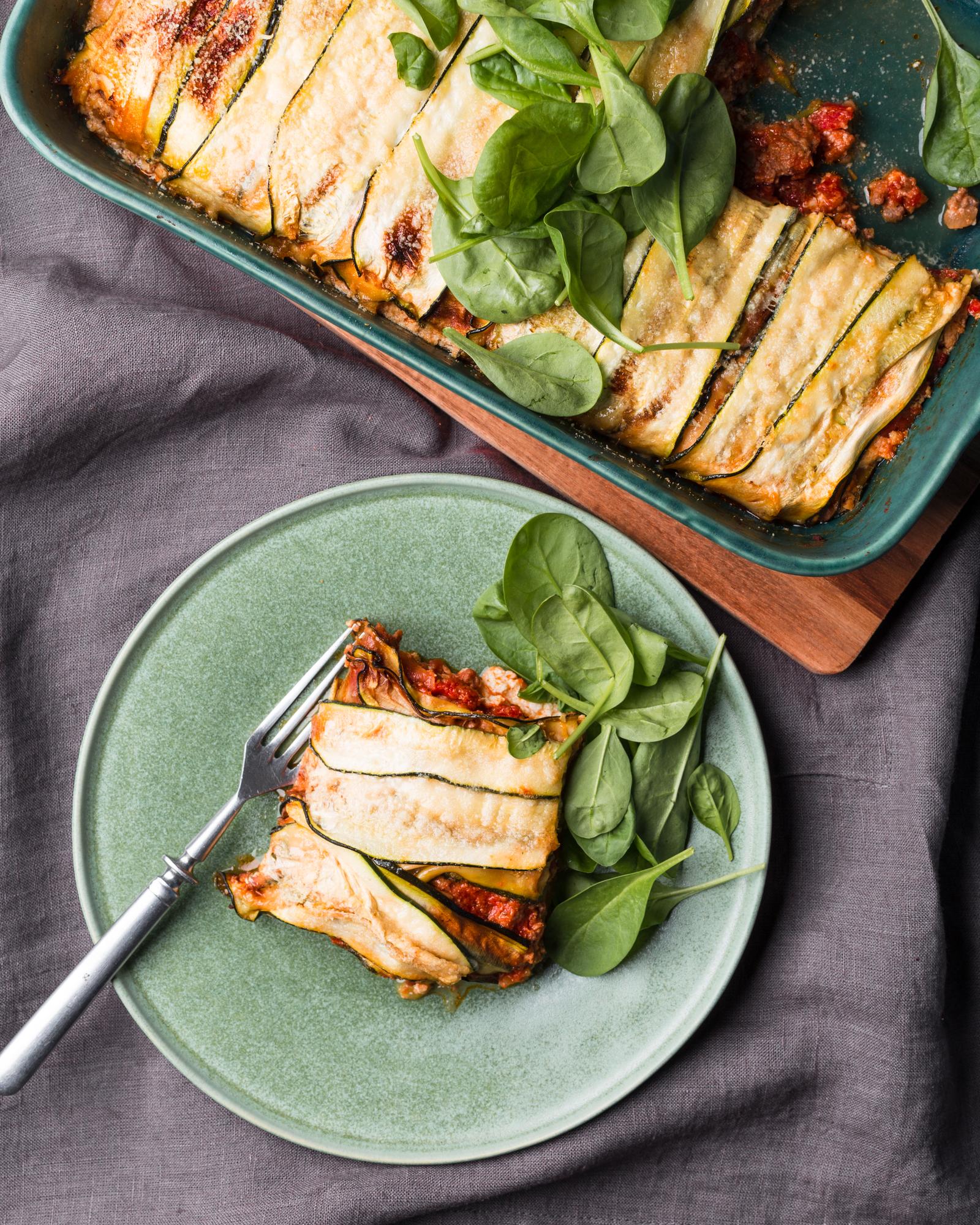Courgettelasagne