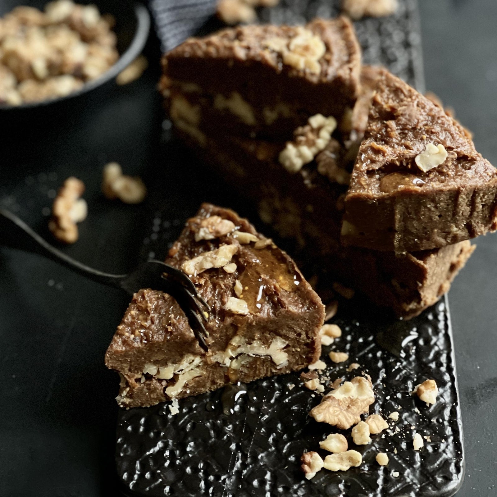 Ongebakken taart met dadels