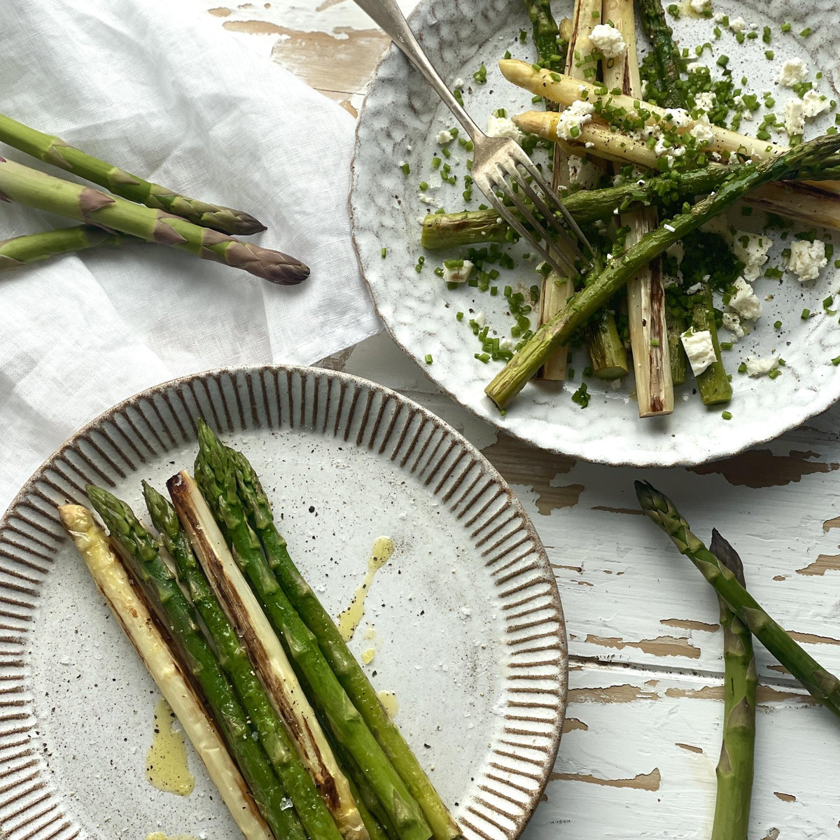Gegrilde asperges