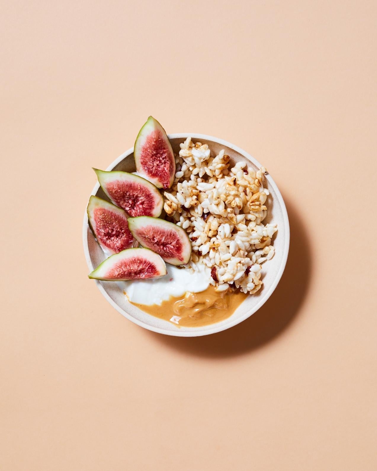 Granola van rijstpuffen