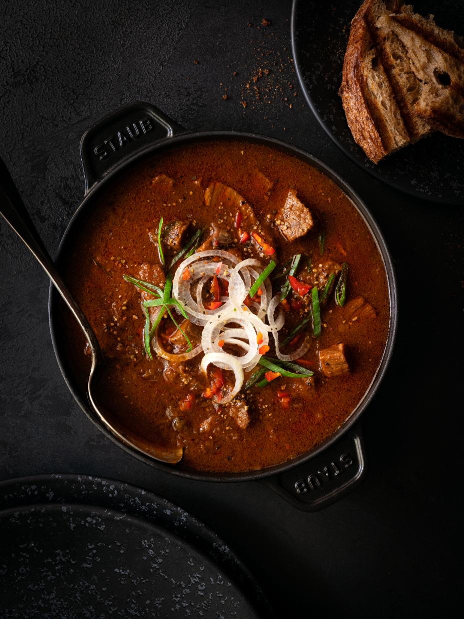 Goulash met brood