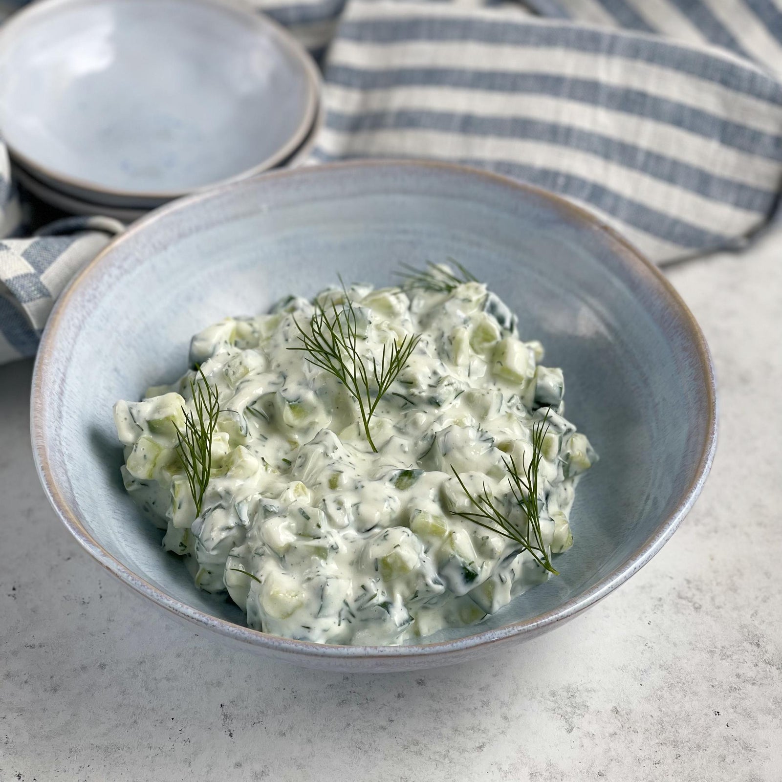 Komkommersalade met dille