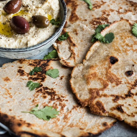 Zoute boekweitpannenkoeken