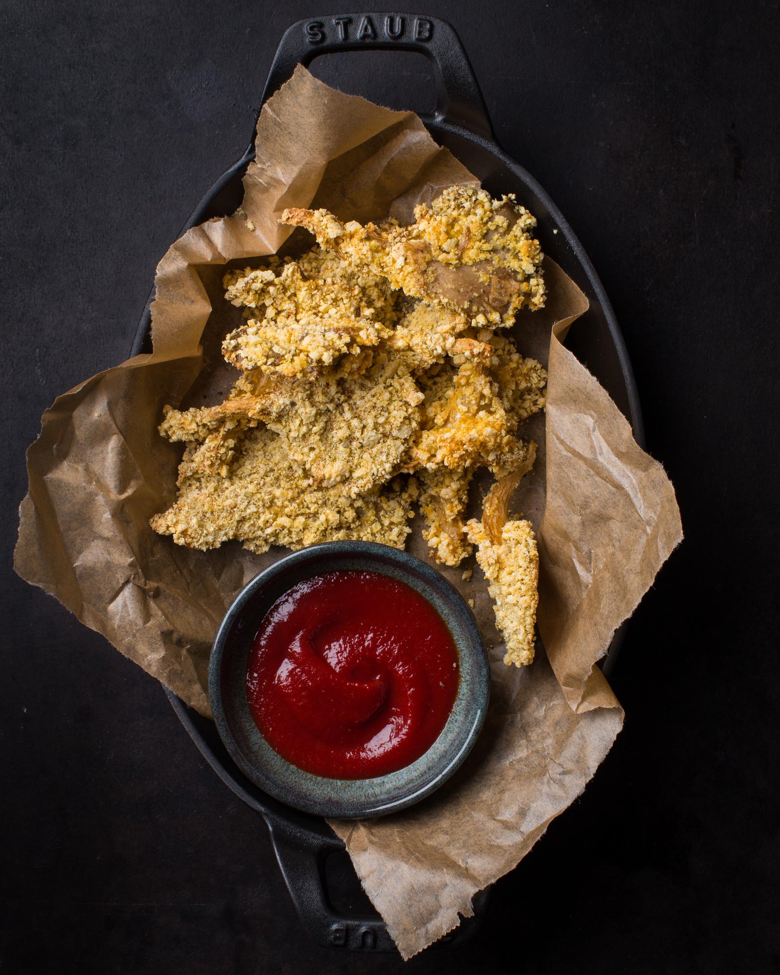 Oesterzwam-schnitzel