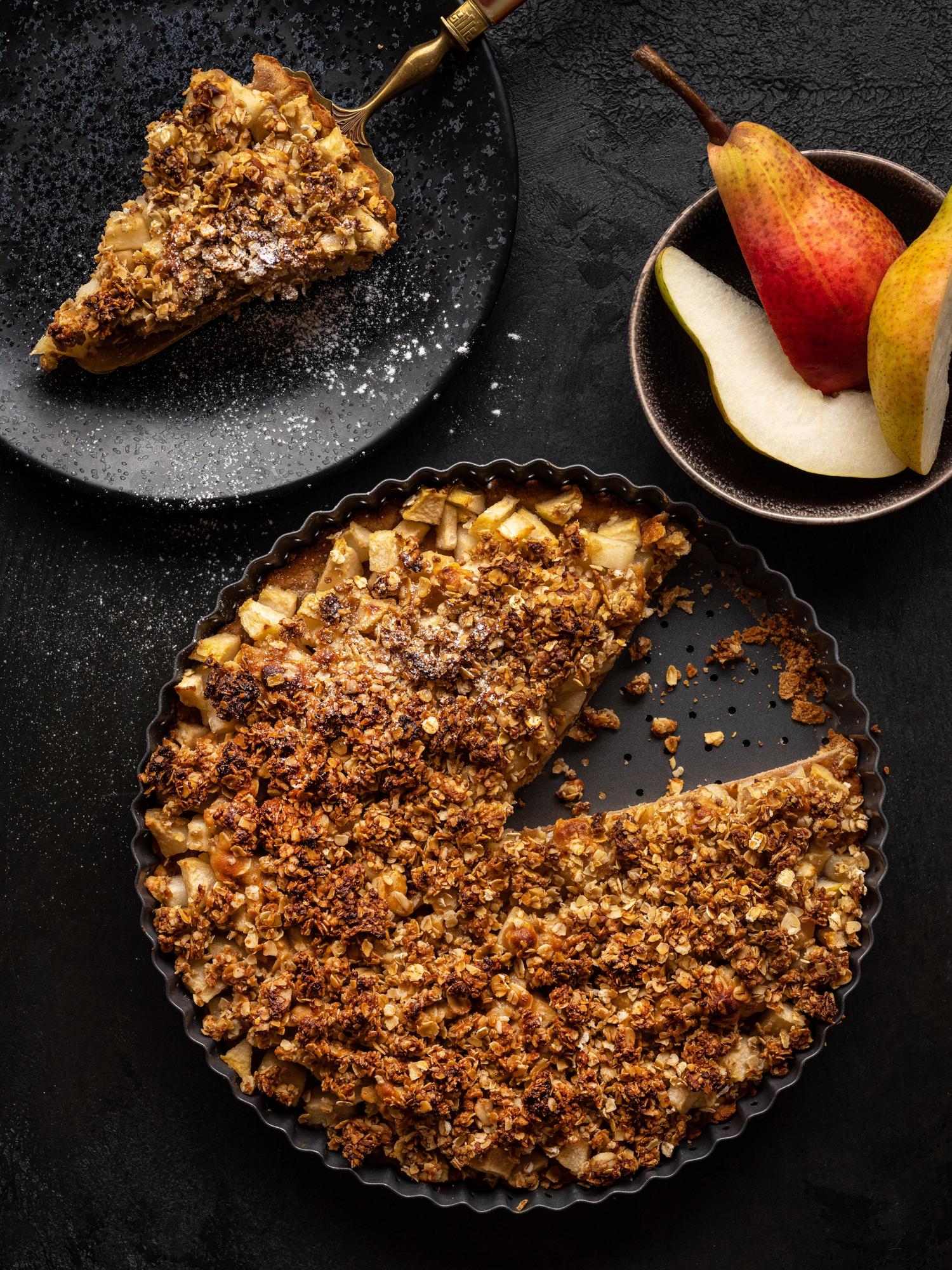 Perencrumble taart