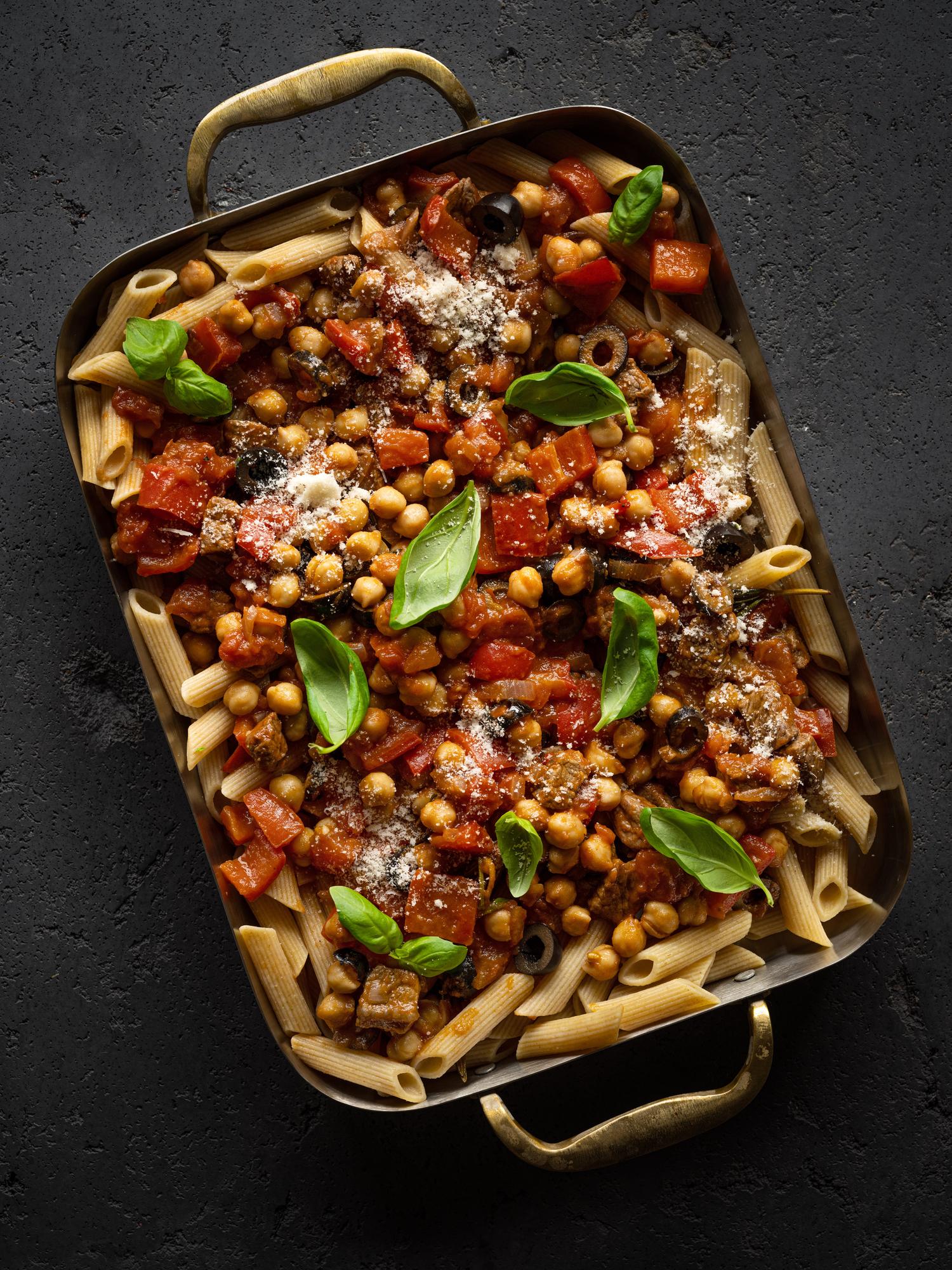 Italiaanse ragù met kikkererwten
