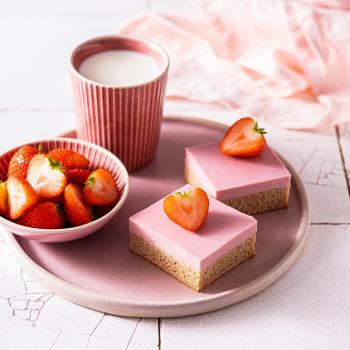 Aardbeiensneden