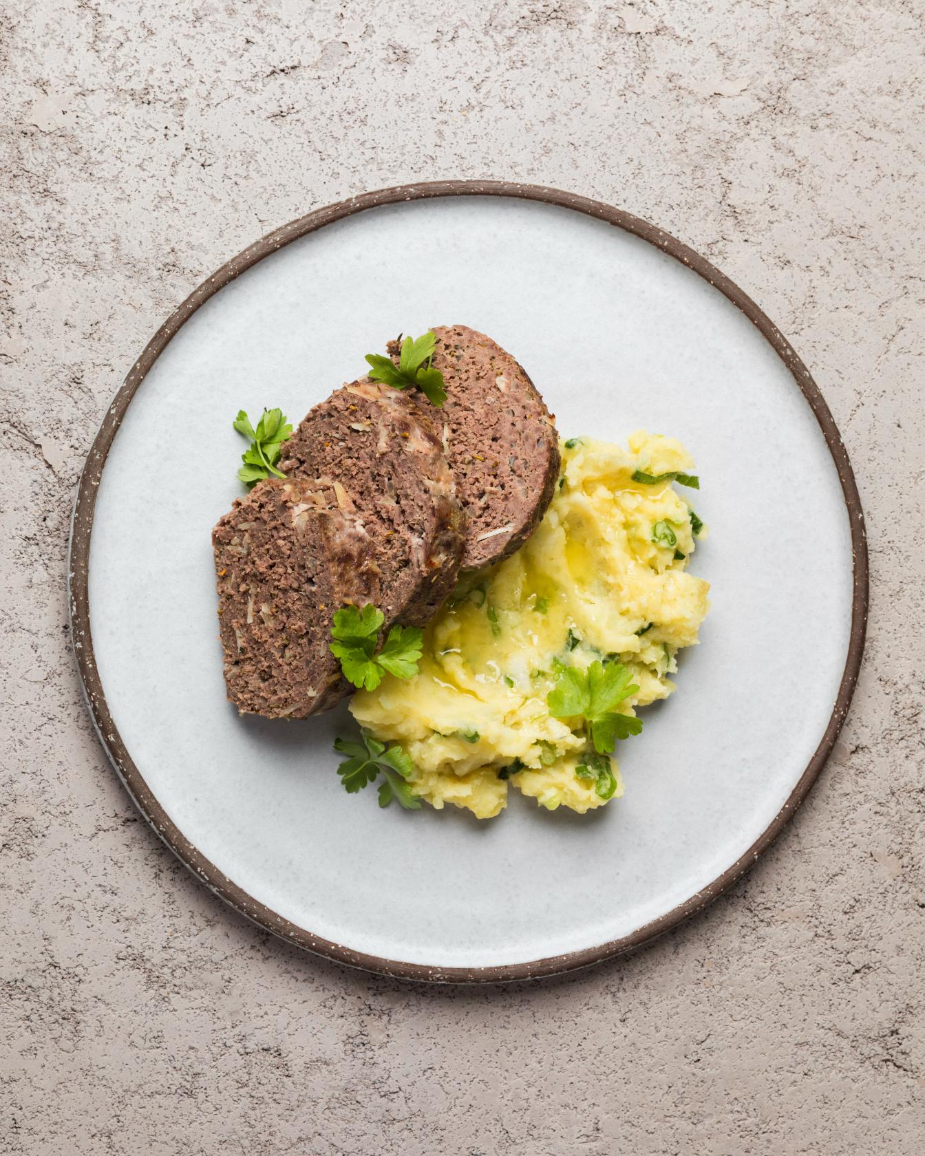 Gehaktbrood van hertenvlees