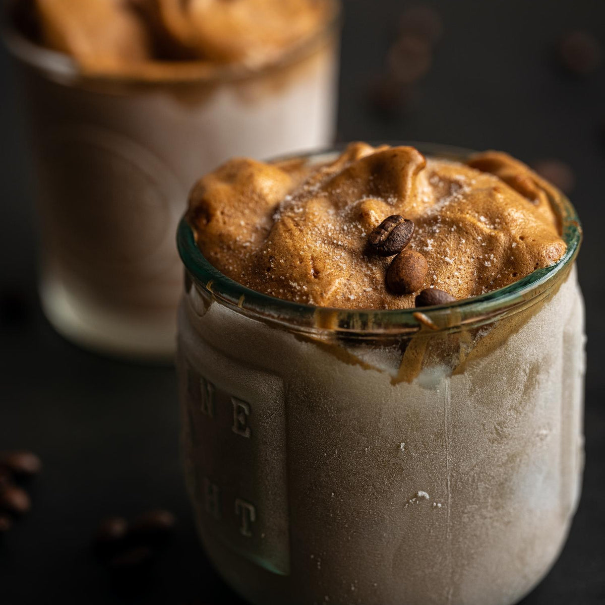 Koffie-ijs „nice cream"