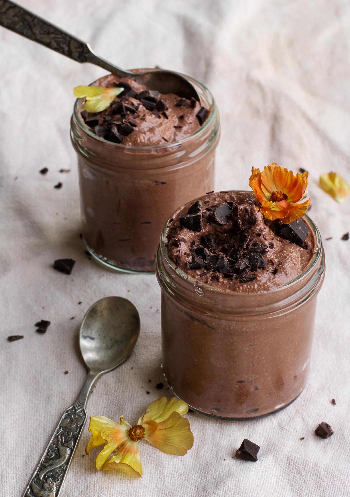 Cacaocrème met tofu