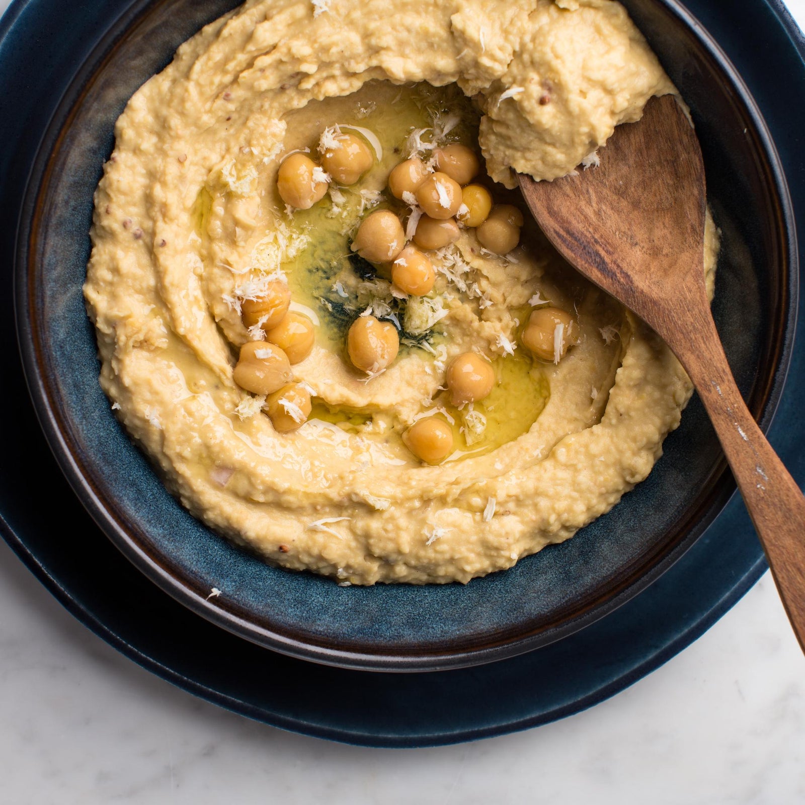 Kikkererwt hummus met mierikswortel