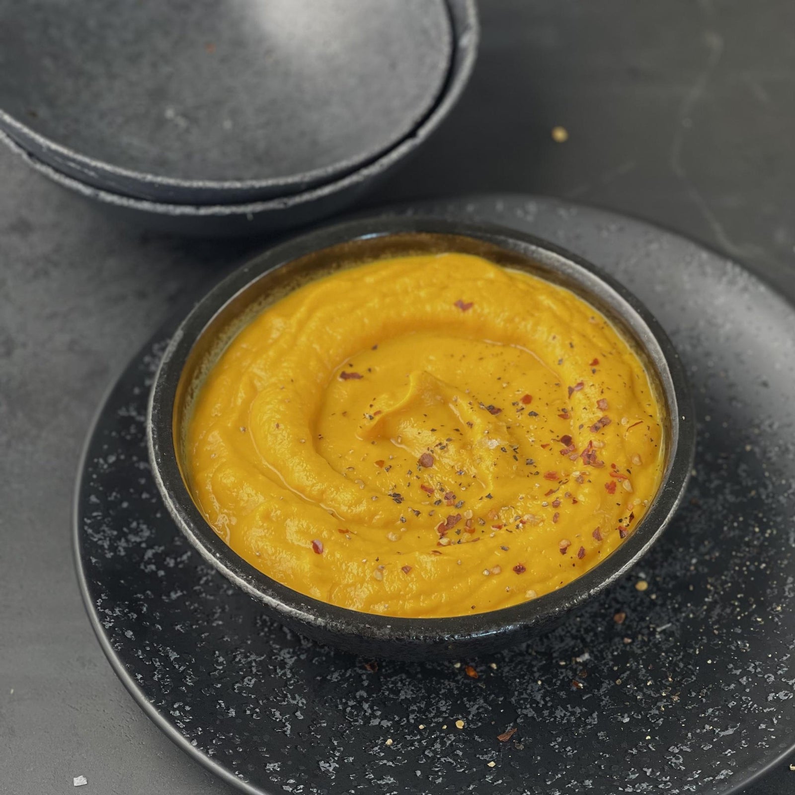 Pompoenpuree met wortel