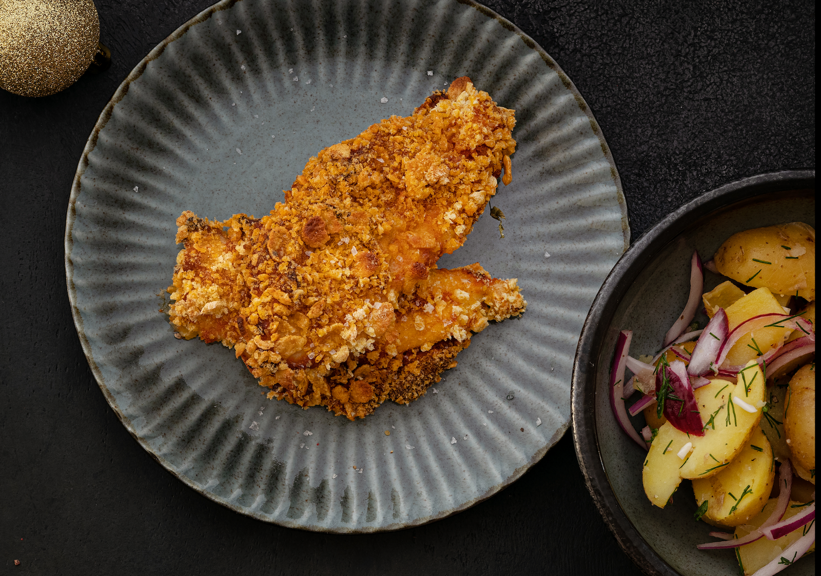 Kipfilet in cornflakes