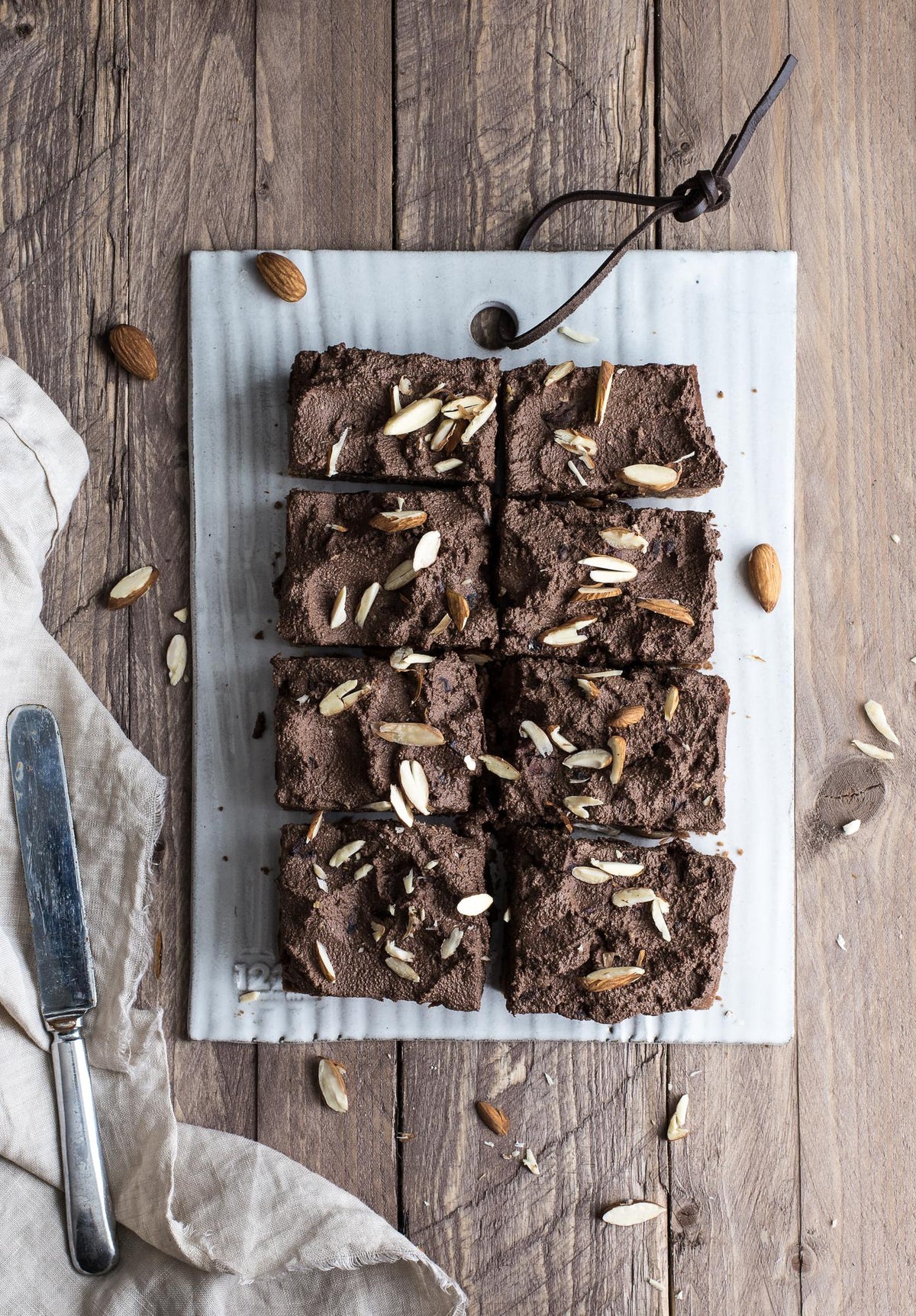Maiskoek met sinaasappel-tofucrème