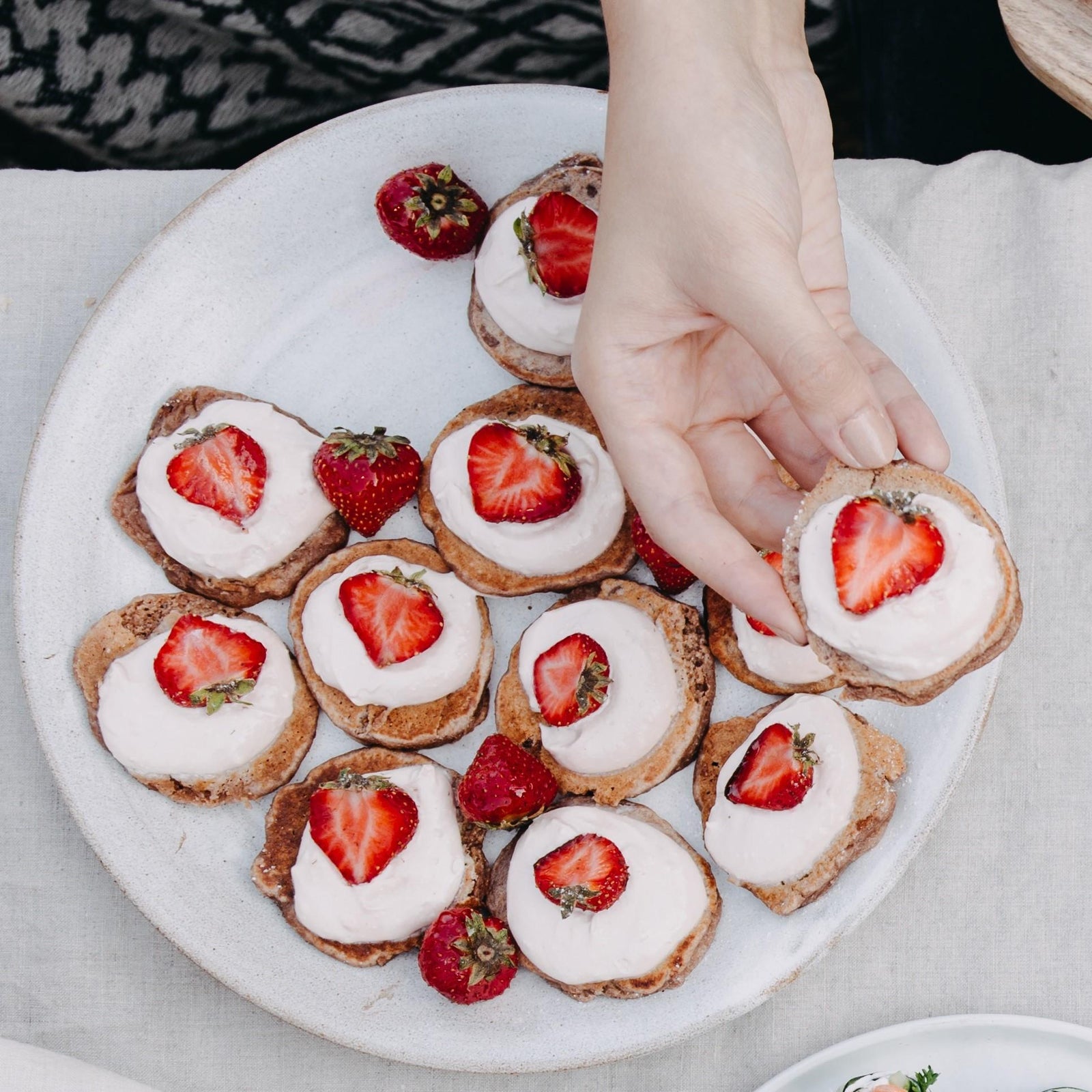 Pannenkoekjes als canapé