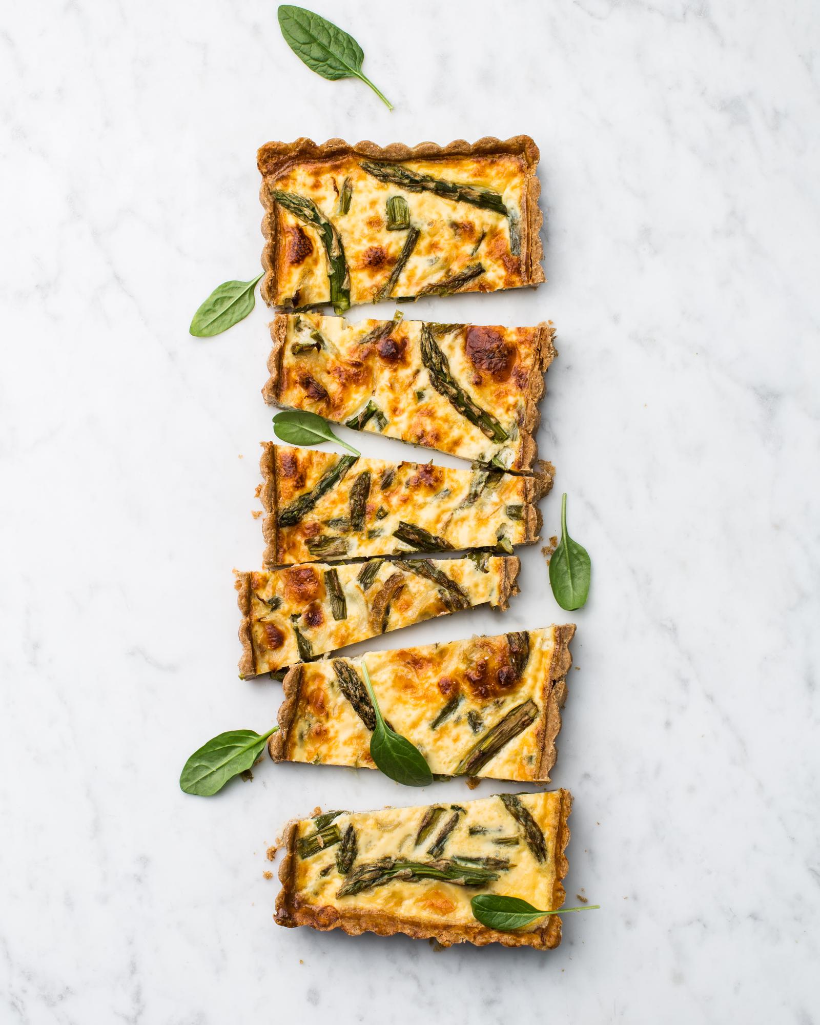 Quiche met asperges