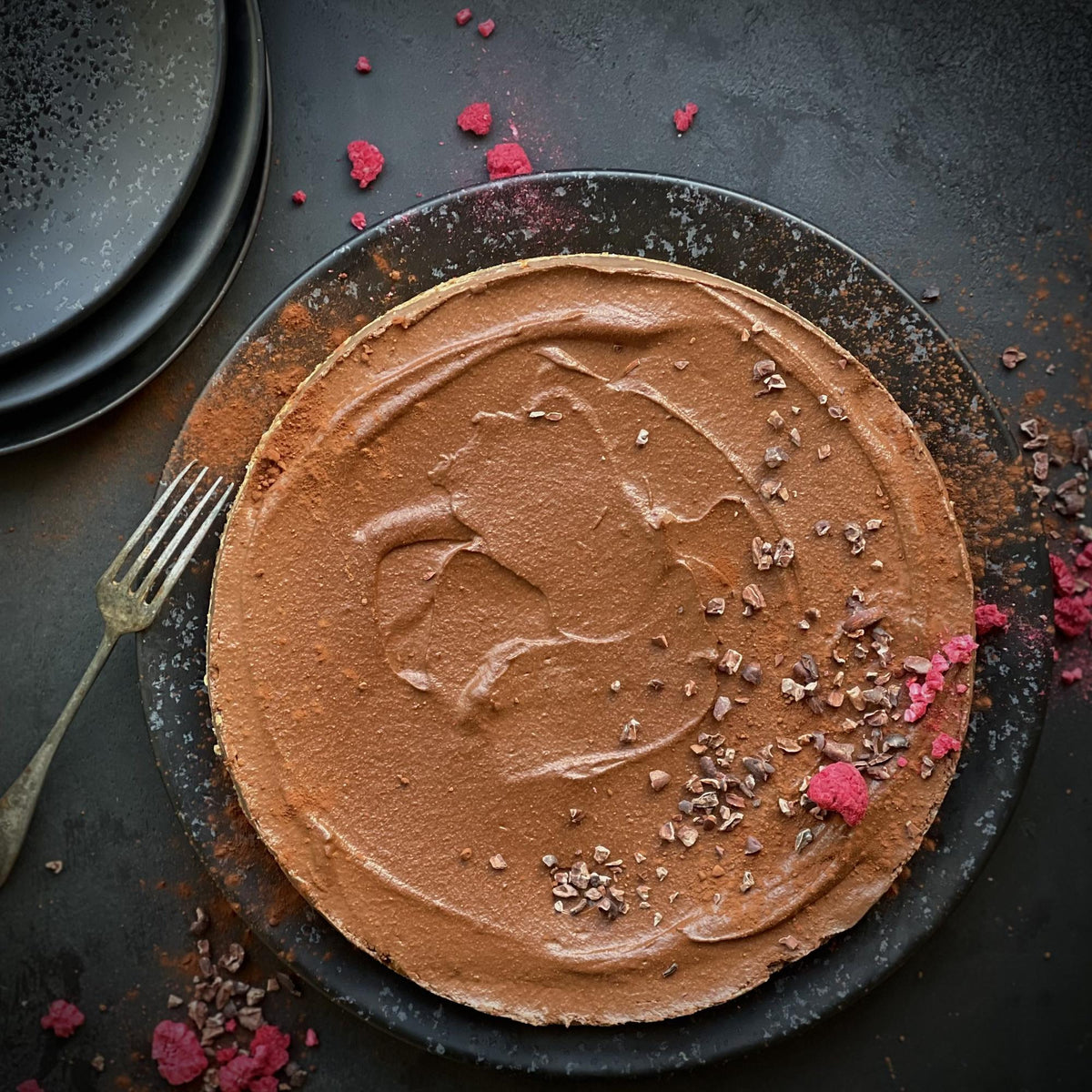 Raw chocoladetaart