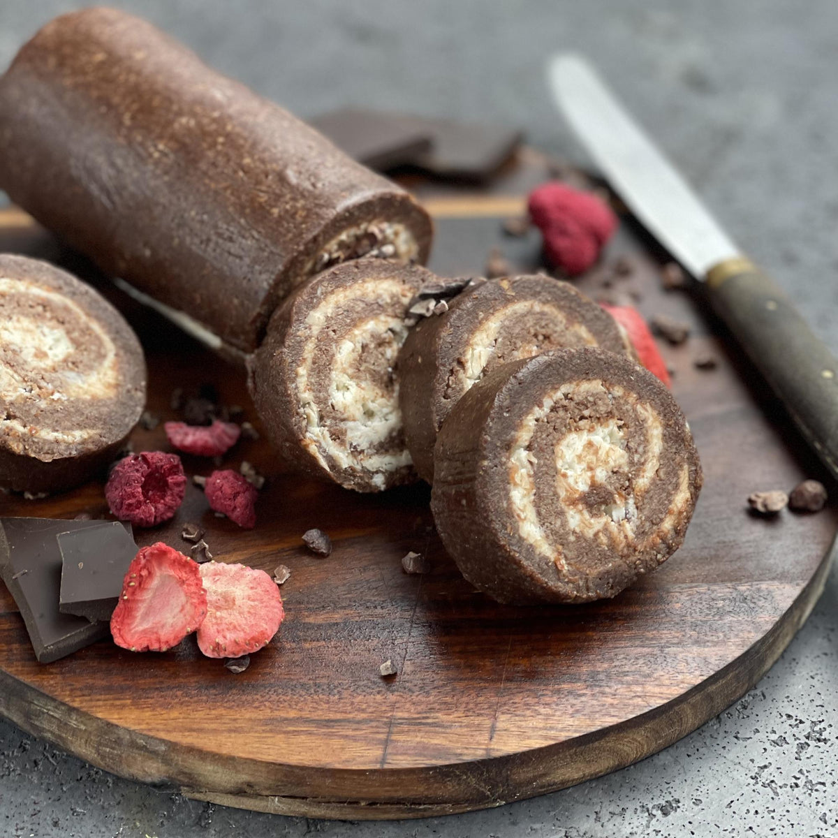 Ongebakken rollade