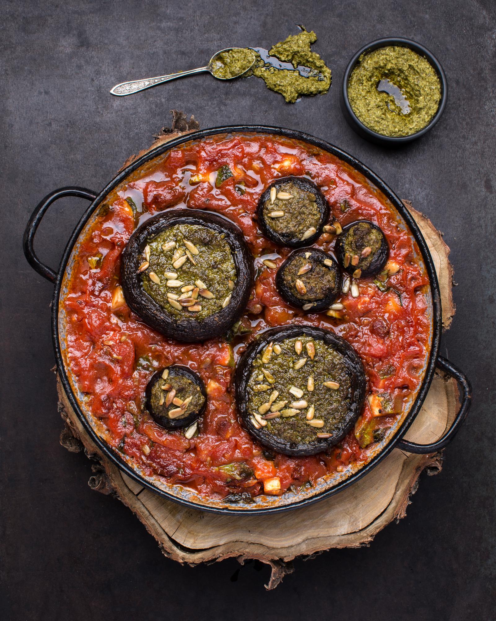 Champignons in tomatensaus