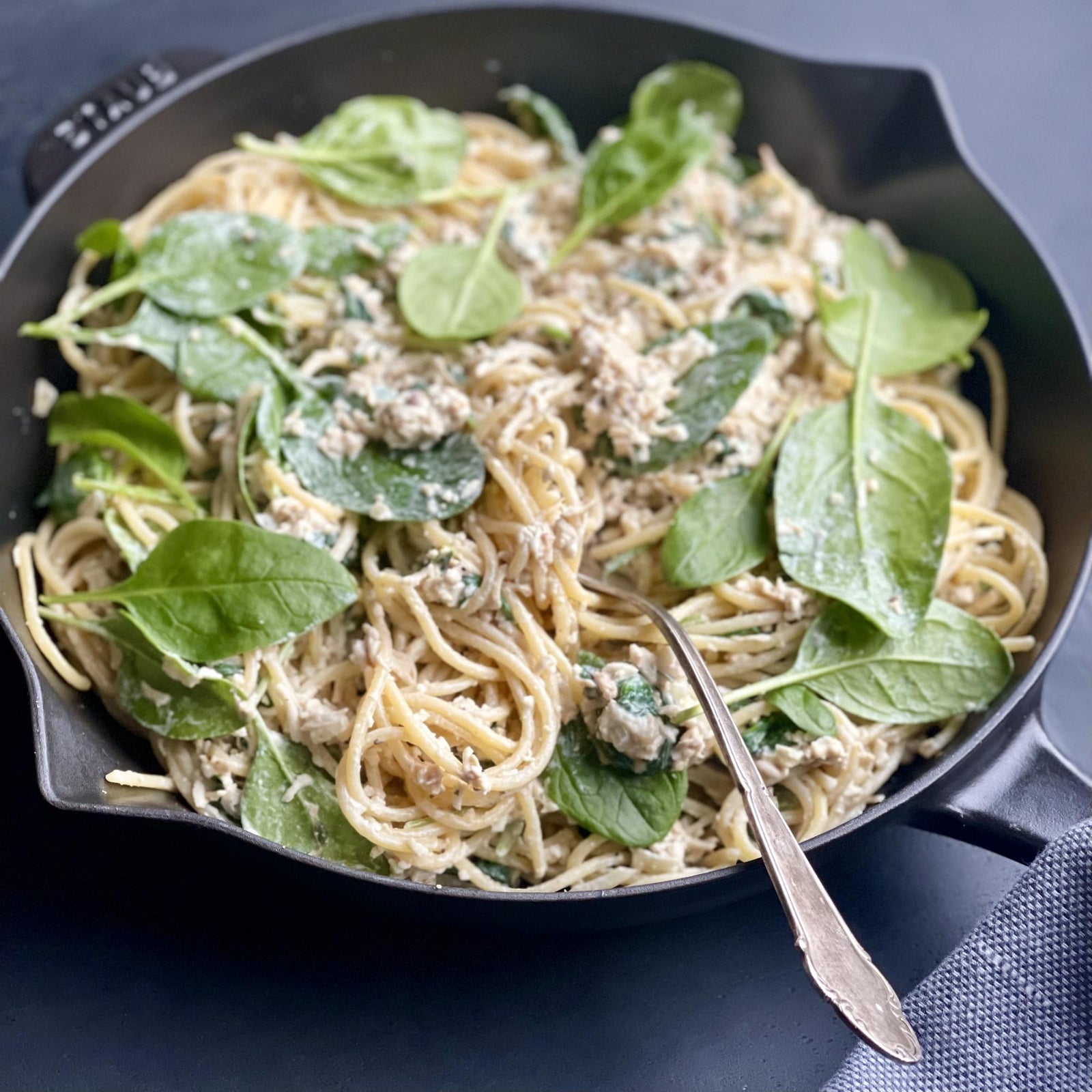 Spaghetti met tofu saus