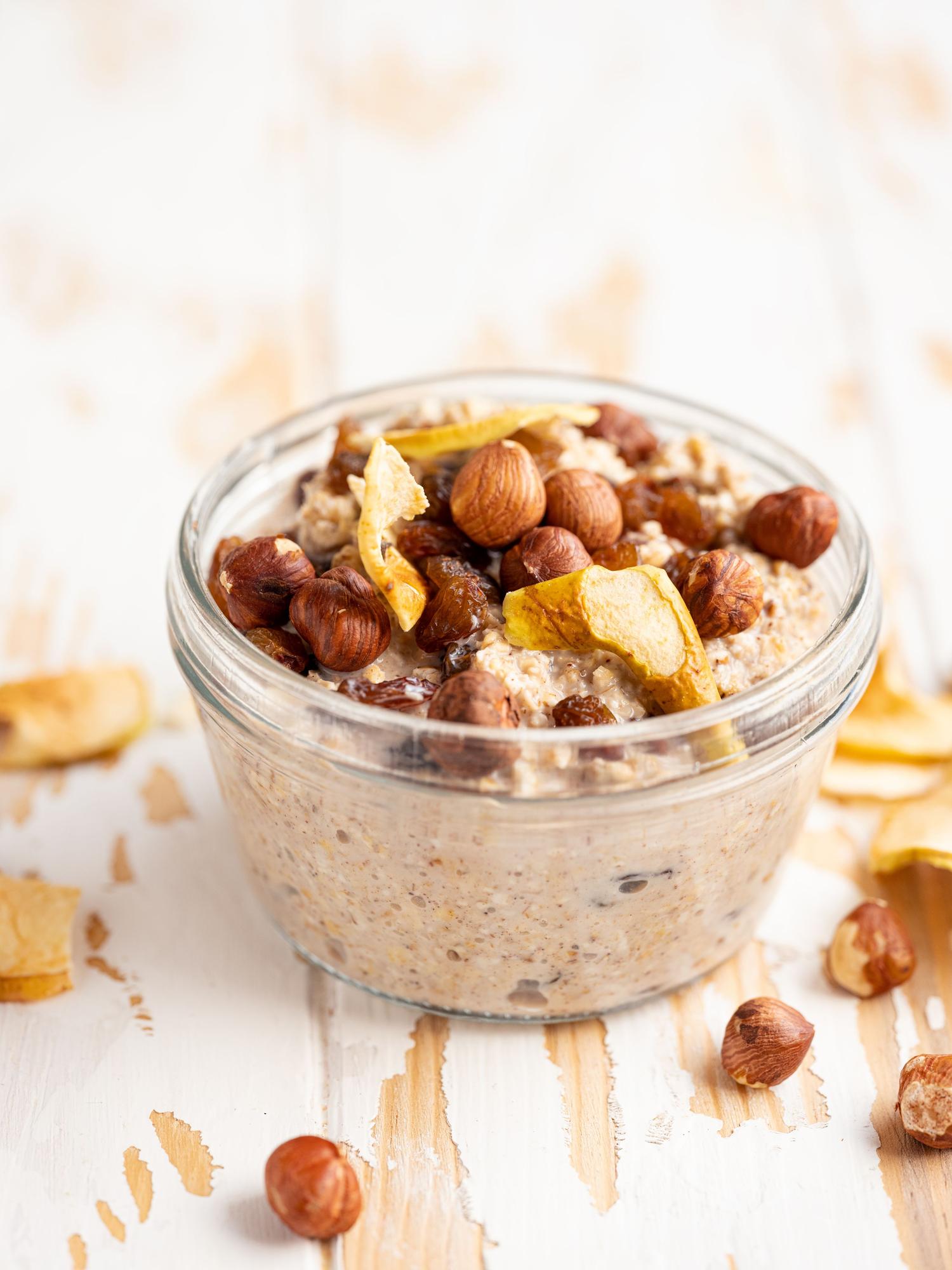 Strudel overnight oats