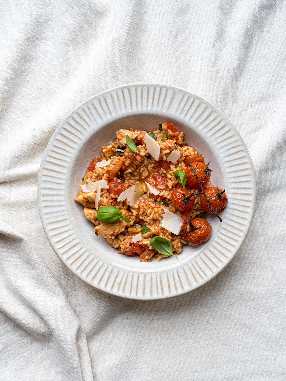 Risotto met tomaten en chili