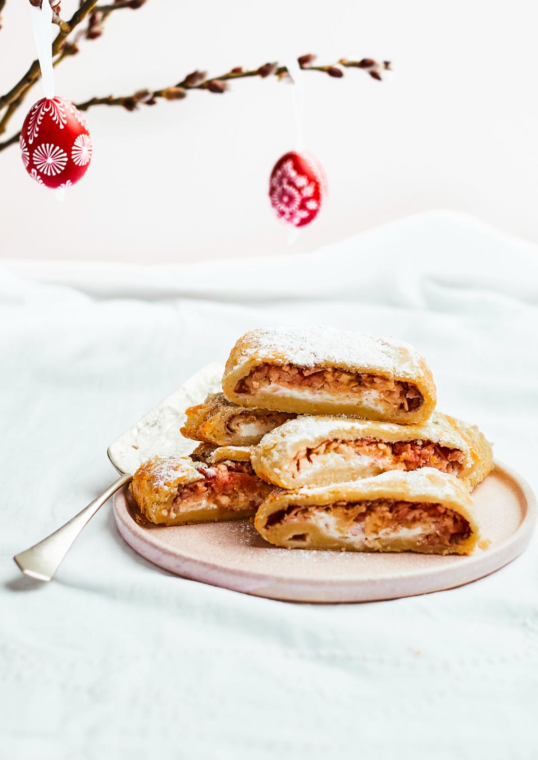 Kwarkstrudel met appels