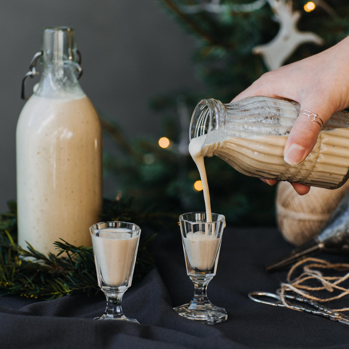 Eierpunch met kokosmelk