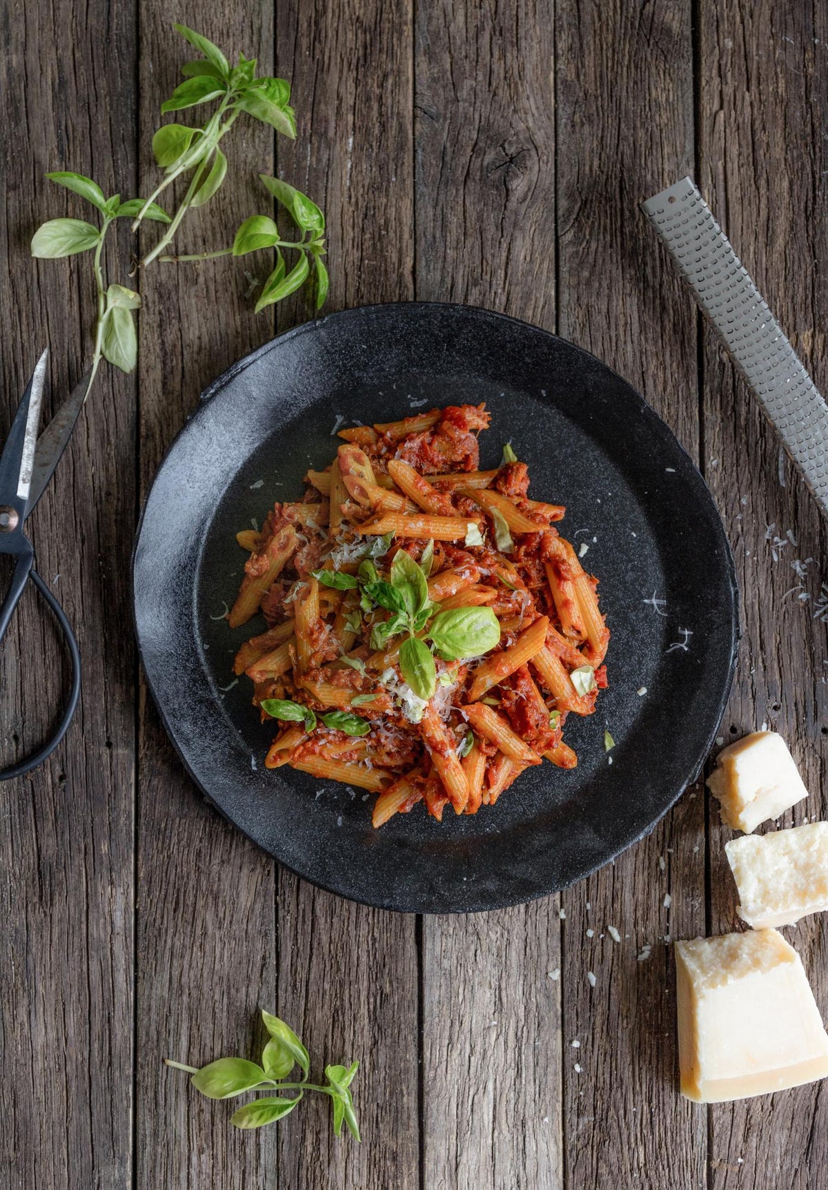 Volkoren penne met tonijn