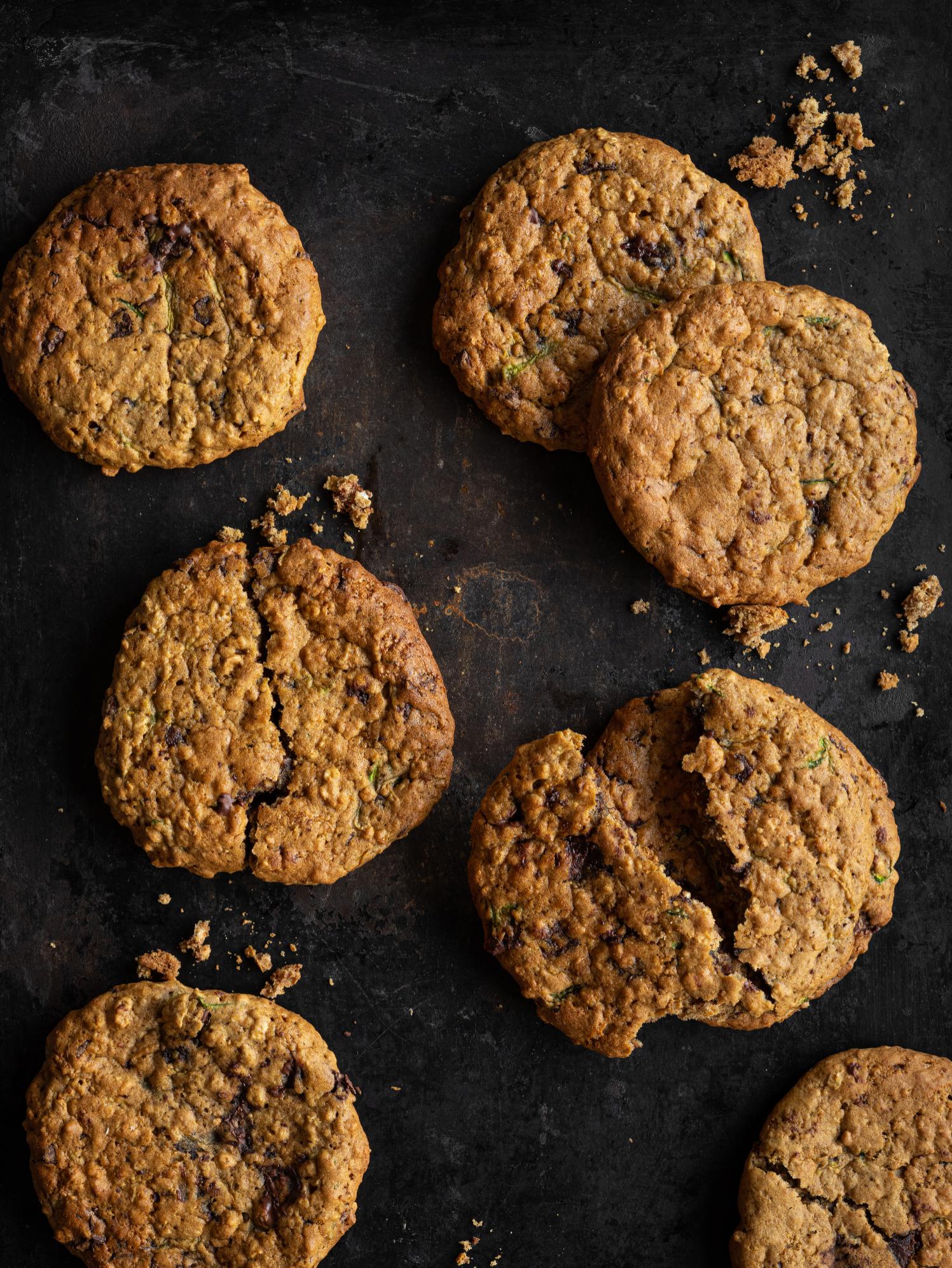 Zachte courgette-koekjes