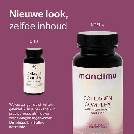 Collageencomplex met vitaminen A & C en zink (vegetarisch)