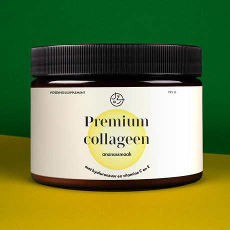 Premium collageen met hyaluronzuur en vitaminen C en E (ananassmaak)