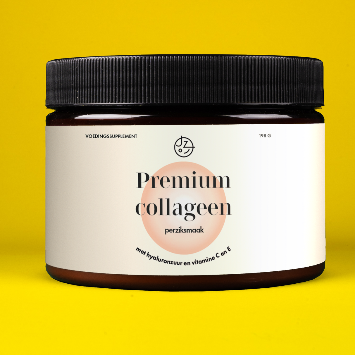 Premium collageen met hyaluronzuur en vitaminen C en E (perziksmaak)