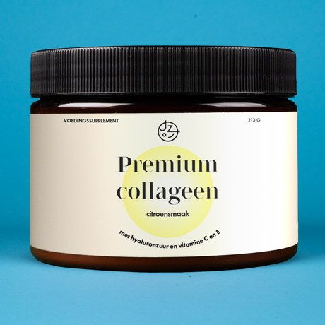 Premium collageen met hyaluronzuur en vitaminen C en E (citroensmaak)