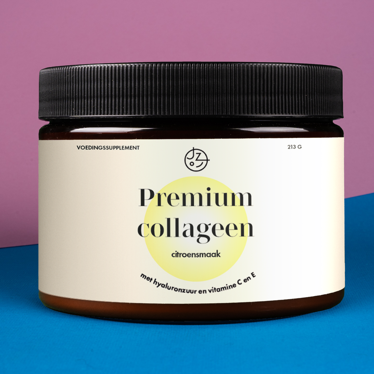 Premium collageen met hyaluronzuur en vitaminen C en E (citroensmaak)
