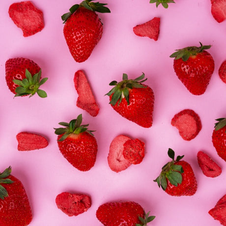 Gevriesdroogde aardbeien 🍓 (verpakking van 100 g)