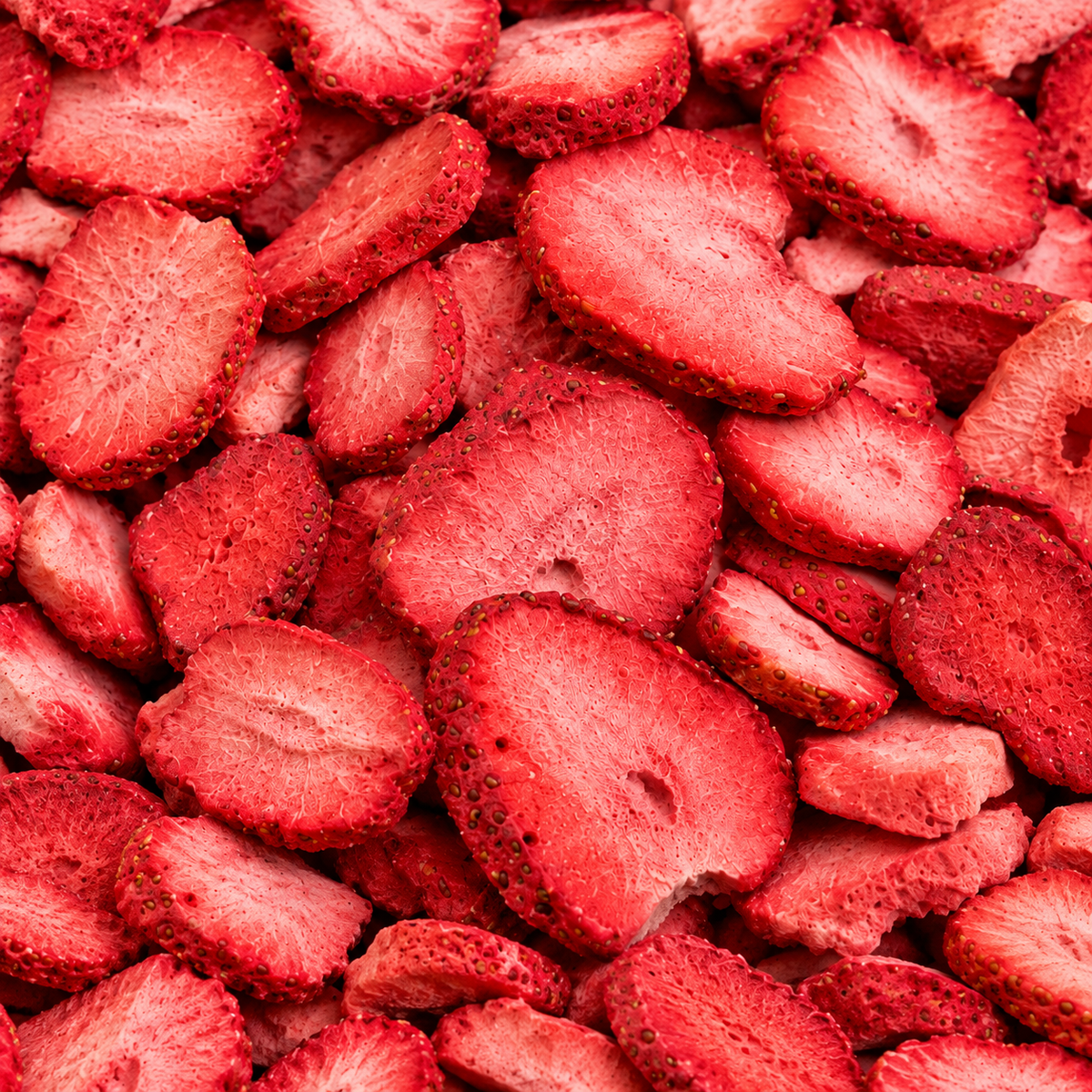 Gevriesdroogde aardbeien 🍓 (verpakking van 100 g)