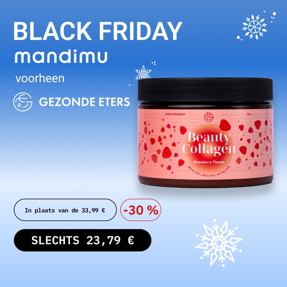 Premium collageen met hyaluronzuur, vit. C en 8 bestanddelen voor mooie haren, nagels en huid (aardbeiensmaak) 🍓